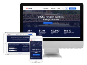 CBUSA website showcase