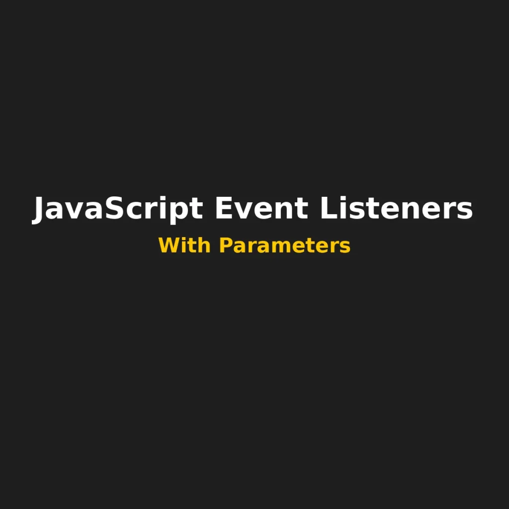 js event listeners featured image